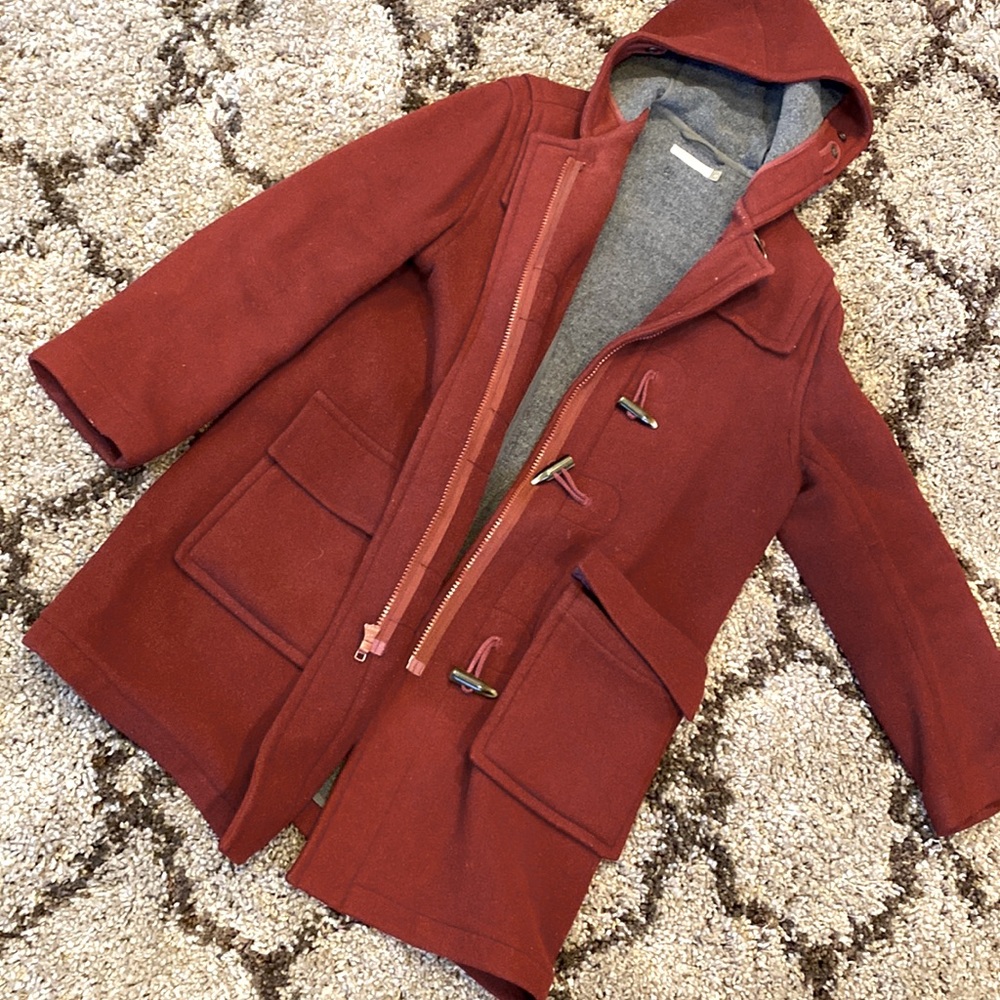 J. Crew cranberry jacket